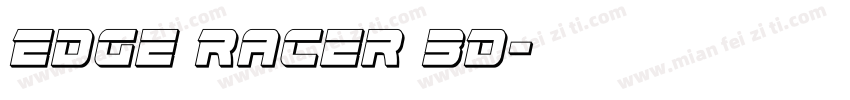Edge Racer 3D字体转换